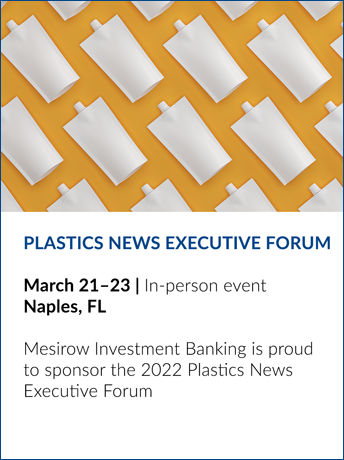 Plastics News Executive Forum Event Card