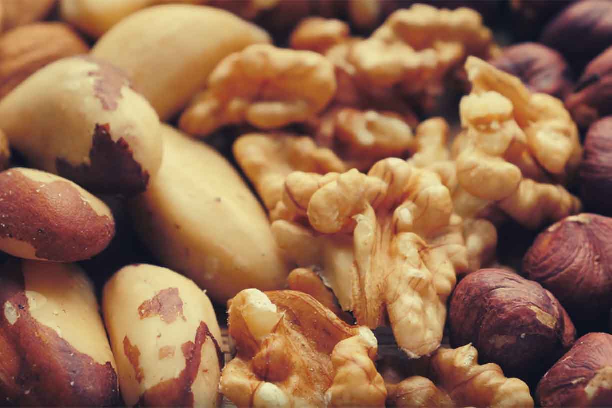 different type of nuts