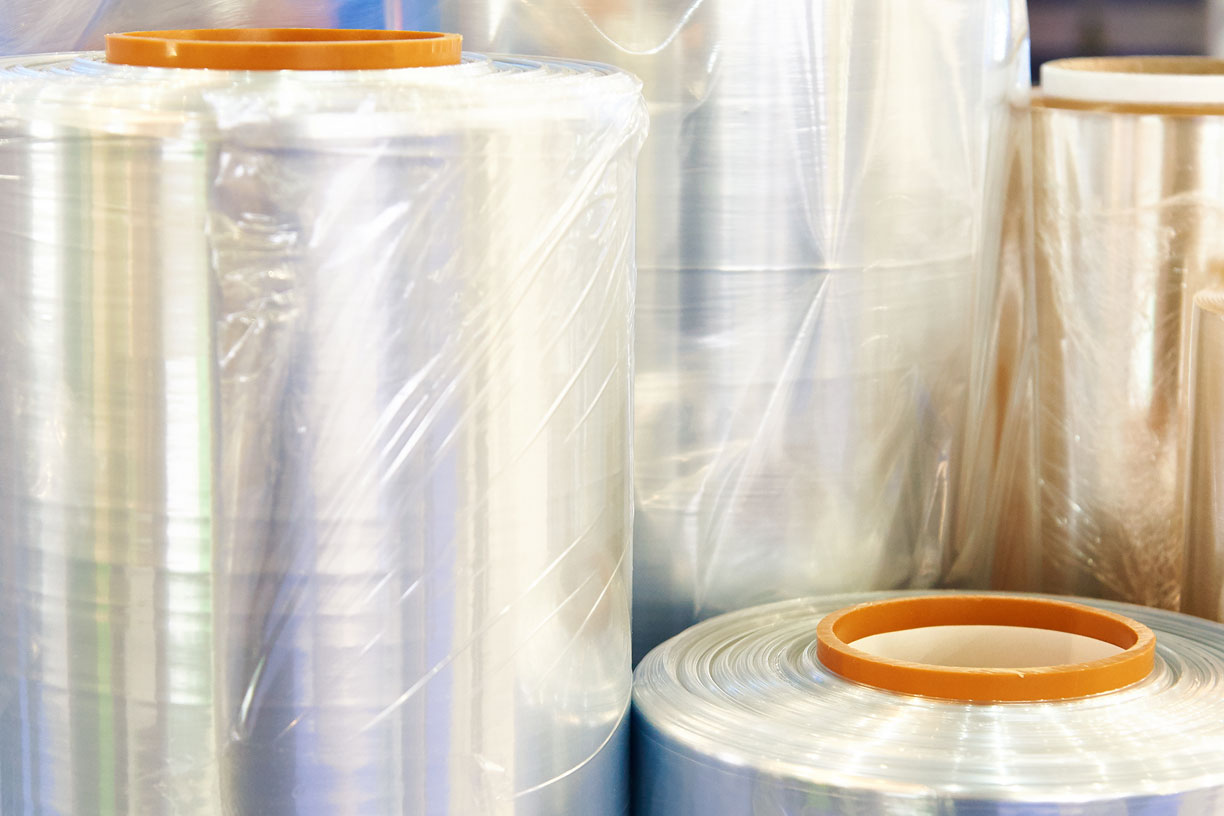 Close up of industrial packaging