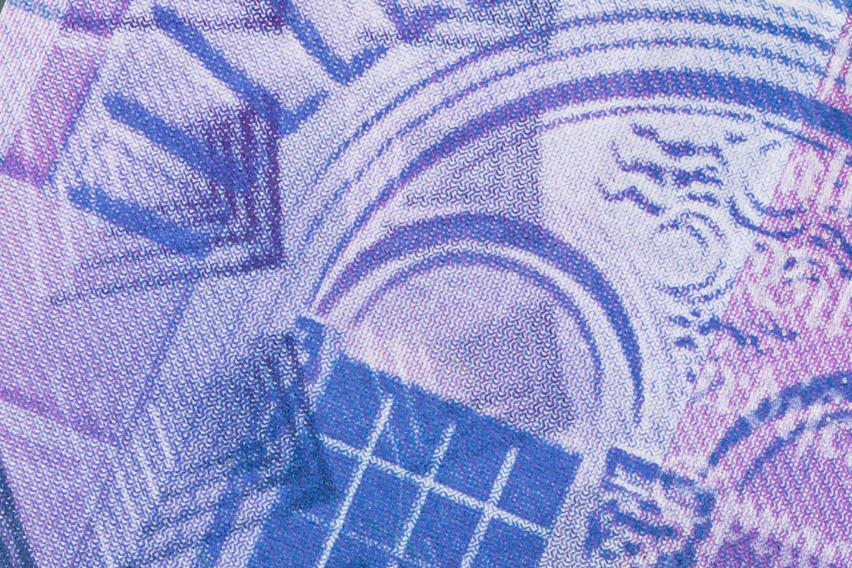 Close up on currency