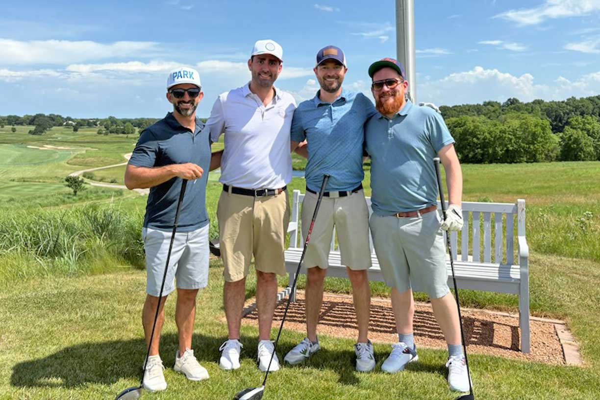 Jim with Clients