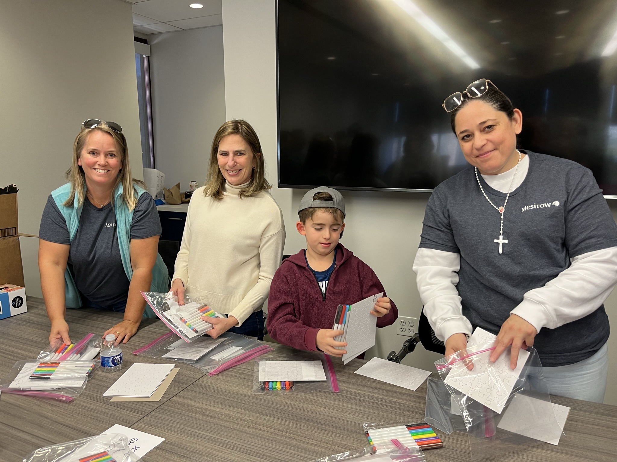 Jennifer Rosenblum at a Richard Mesirow volunteer day