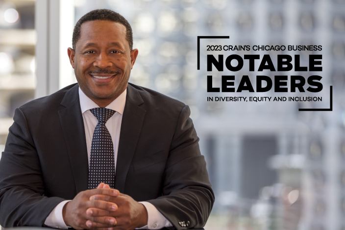 Leo Harmon recognized as one of Crain's 2023 Notable Leaders in DEI