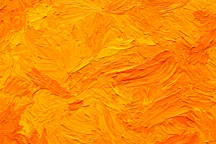 Orange Oil Paint