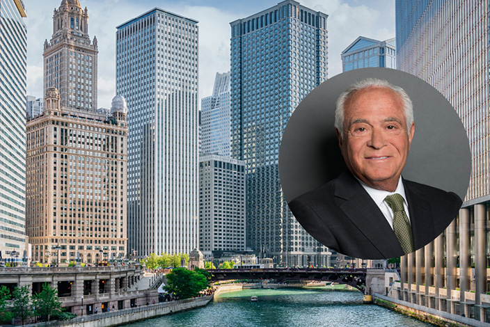 Richard Price and City of Chicago Skyline