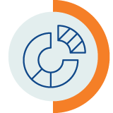 Donut chart icon