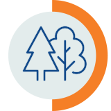 environment icon Trees icon