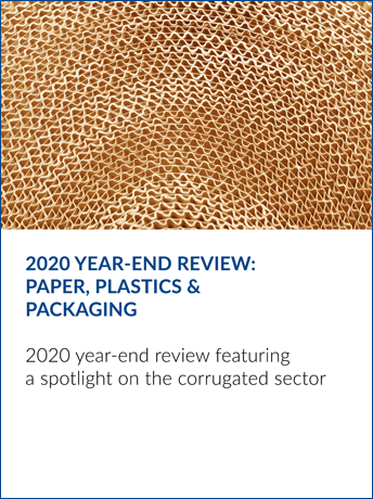 2020 Year-End Review: Paper, Plastics & Packaging Insight Card