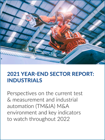 2021 Year-End Sector Report: Industrials Insight Card