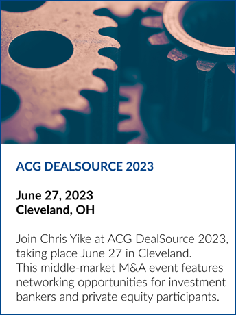 ACG DealSource Cleveland 2023 | Mesirow Investment Banking Events