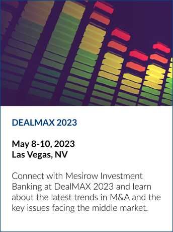 DealMAX 2023 | Mesirow Investment Banking Events