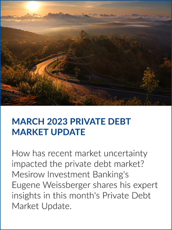 March 2023 Private Debt Market Update | Mesirow Investment Banking