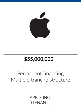 tombstone - transaction Apple Inc logo