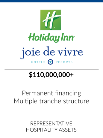 tombstone - transaction Holiday Inn and joie de vivre hotels reports logo