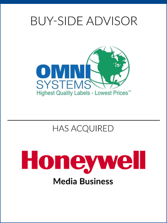 tombstone - buy-side transaction OMNI / Honeywell