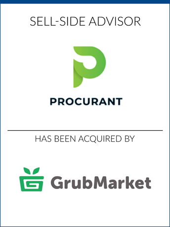 tombstone - sell-side transaction Procurant