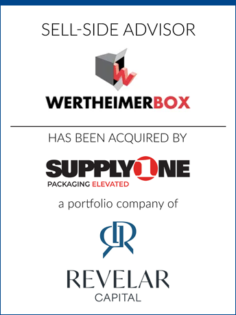 tombstone - Sell-side transaction Wertheimer Box