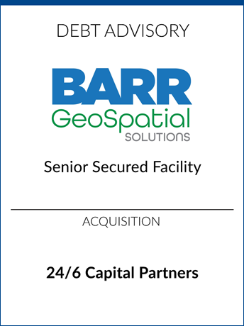 tombstone - sell-side transaction Barr Geospatial logo