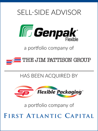 tombstone - sell-side transaction Genpak Flexible