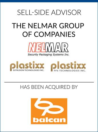 tombstone - sell-side transaction Nelmar Group of Companies Balcan logo