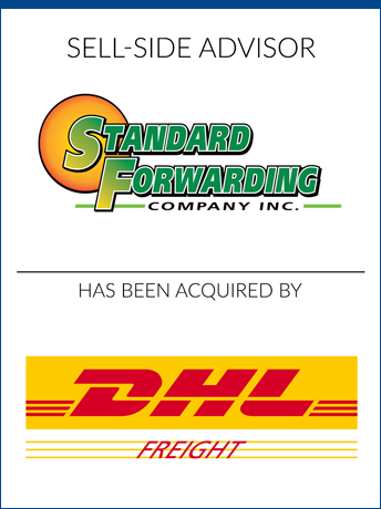 tombstone - sell-side transaction Standard Forwarding DHL Freight logo