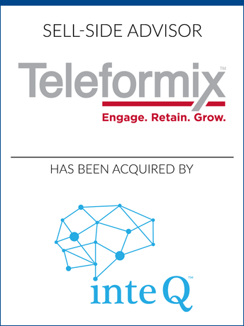 tombstone - sell-side transaction Teleformix inte Q logo 2015