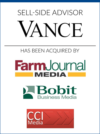 tombstone - sell-side transaction Vance Farm Journal Media Bobit Business Media CCI Media logo 2015