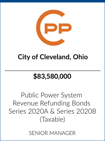 tombstone - transaction Cleveland Public Power logo