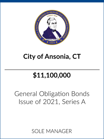 tombstone - transaction City of Ansonia logo